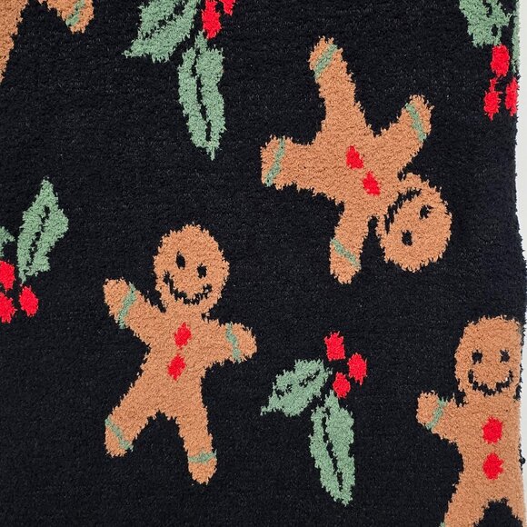 NWT Viral Black Gingerbread Blanket - Picture 2 of 3